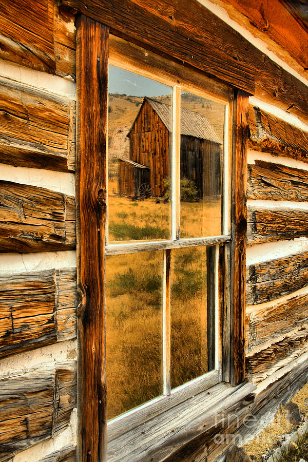 Reflections In Montana Gold Mining History Photograph by Adam Jewell