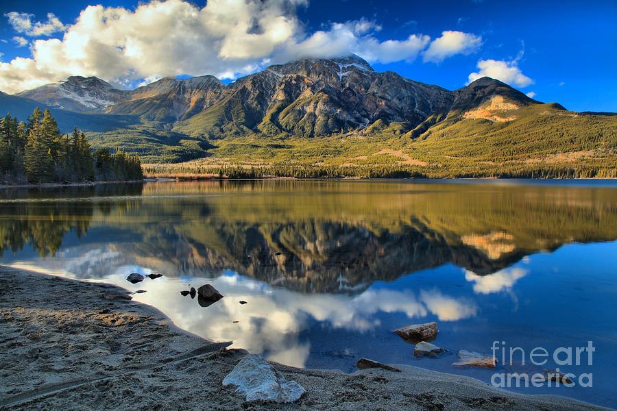 Reflections In Pyramid Lake Photograph by Adam Jewell