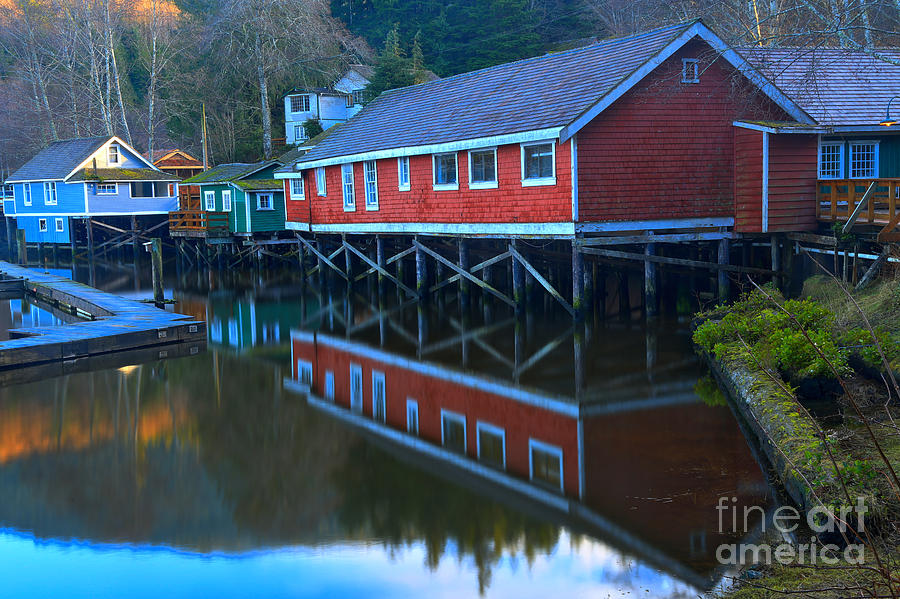 Reflections In Telegraph Cove Photograph by Adam Jewell