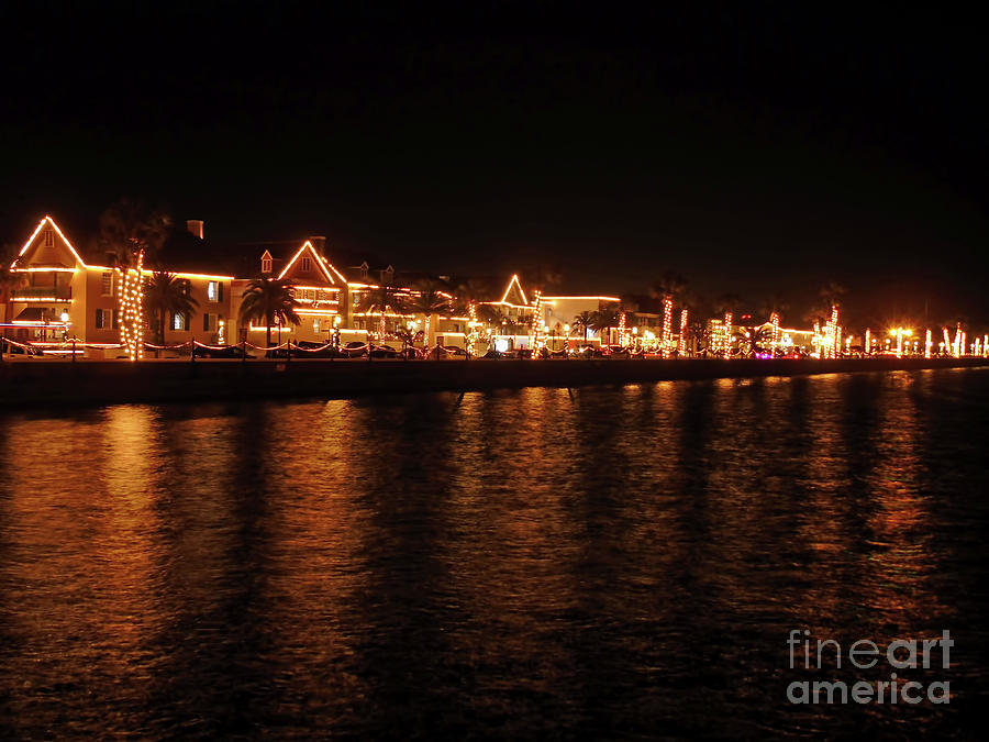 Christmas Photograph - Reflections In The Bay by D Hackett