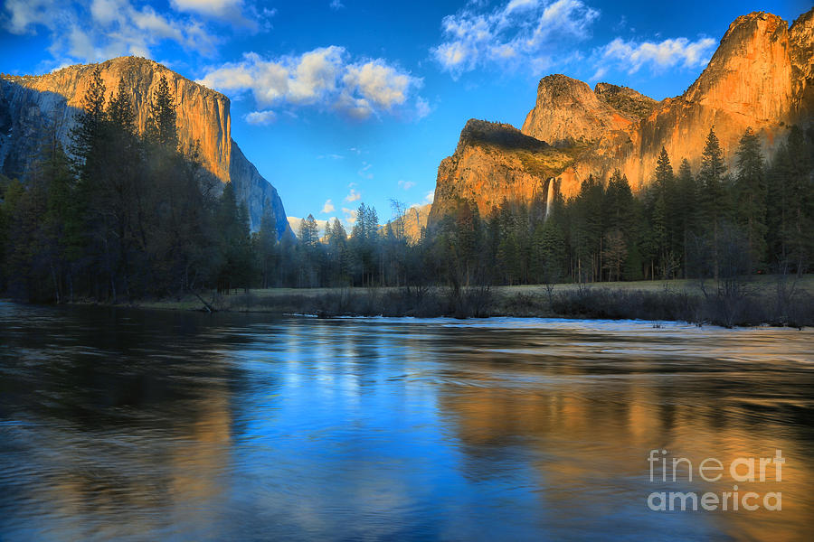 Reflections In The Merced River Photograph by Adam Jewell