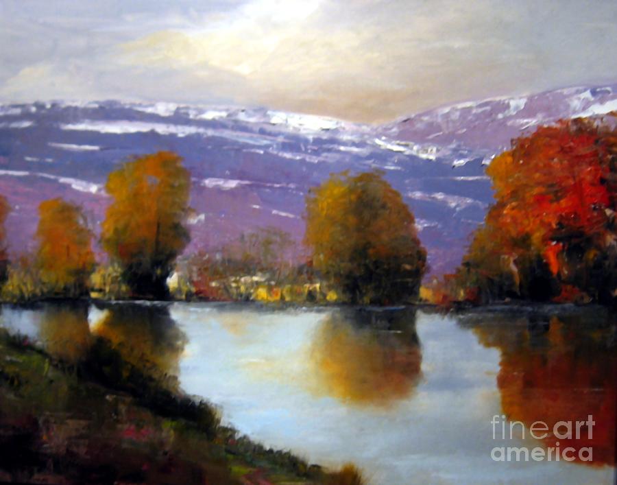 Tree Painting - Reflections by Laurel Astor
