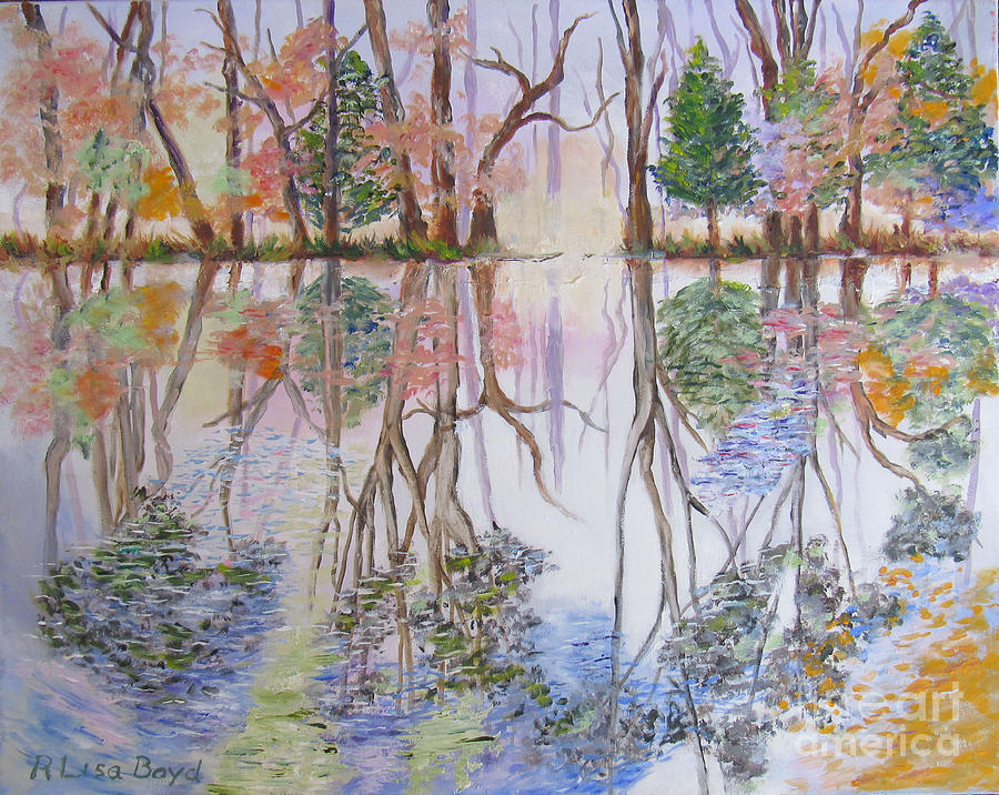Reflections Painting by Lisa Boyd