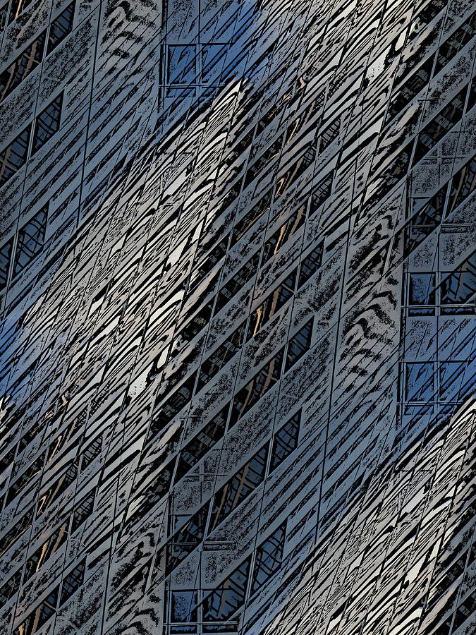 Reflections Of A City 4 Digital Art by Tim Allen