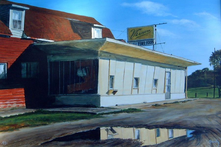 Reflections Of A Diner Painting