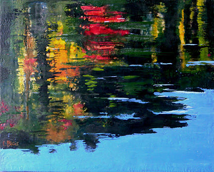 Reflections of Algonquin Mixed Media by Cynthia Blair