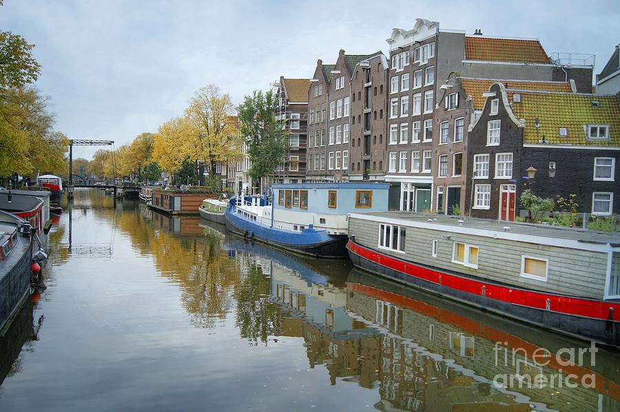 Reflections Of Amsterdam Photograph by David Birchall