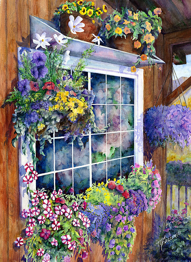 Reflections of Breckenridge Painting by Mary Giacomini