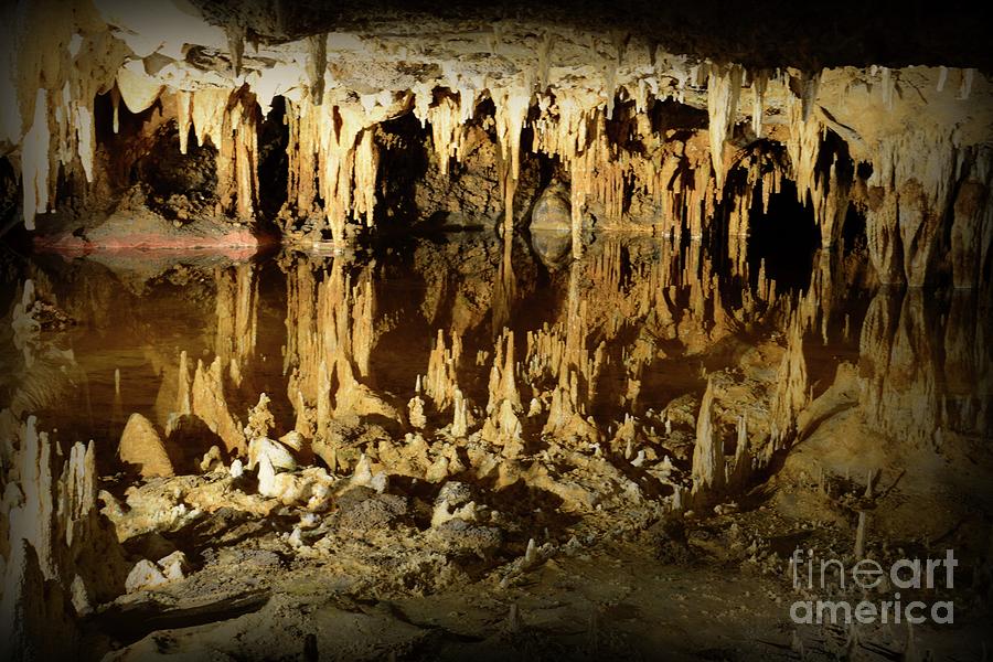 Reflections of Dream Lake at Luray Caverns Photograph by Paul Ward
