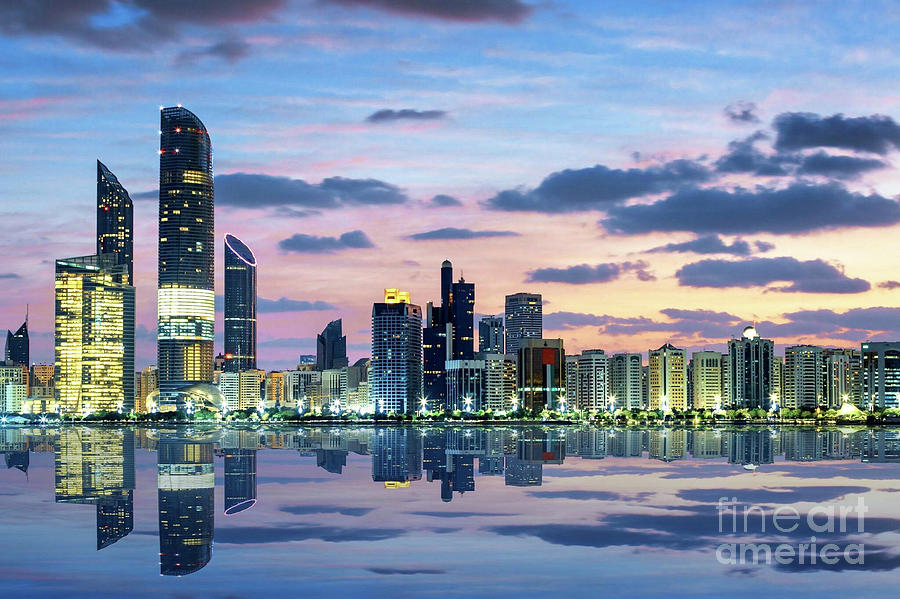 Reflections of Dubai Photograph by EliteBrands Co