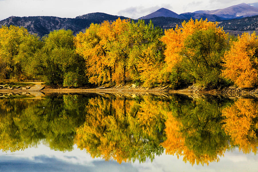 Reflections of Fall Photograph by Juli Ellen