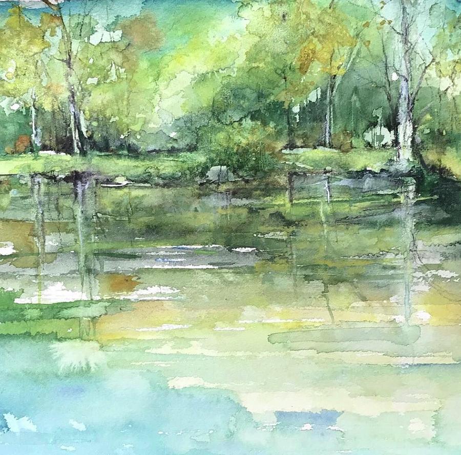 Reflections of Memories Painting by Robin Miller-Bookhout