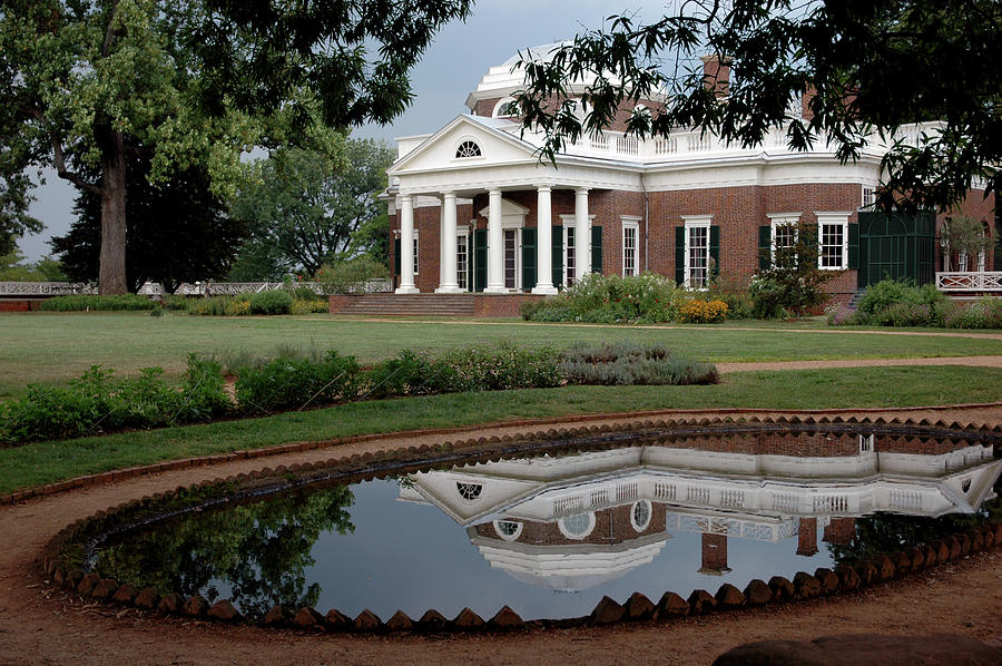 Thomas Jefferson Photograph - Reflections of Monticello by LeeAnn McLaneGoetz McLaneGoetzStudioLLCcom