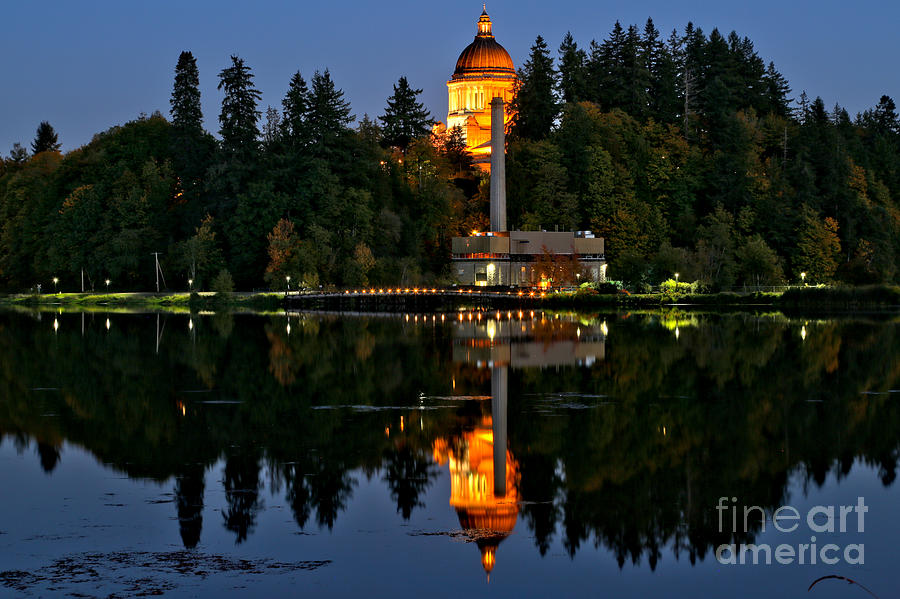 Reflections of Olympia Photograph by Adam Jewell