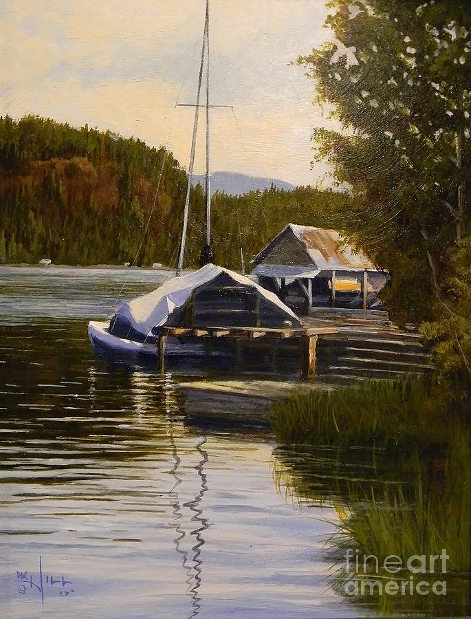 Reflections of Summer Painting by Paul K Hill