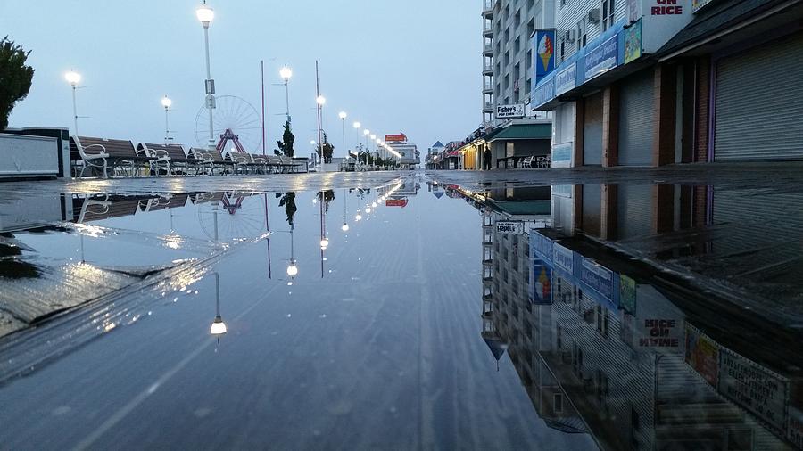 Reflections Of The Boardwalk Photograph by Robert Banach