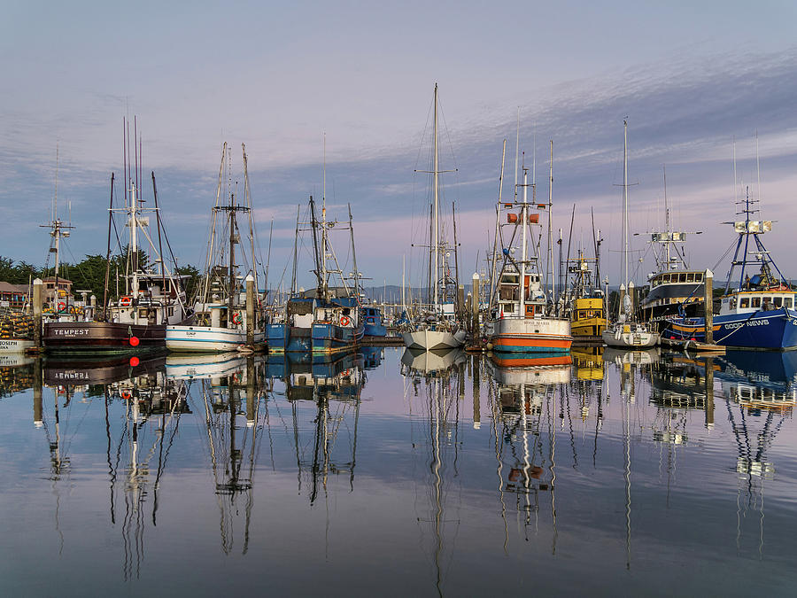 Reflections of the Boats Photograph by Greg Nyquist