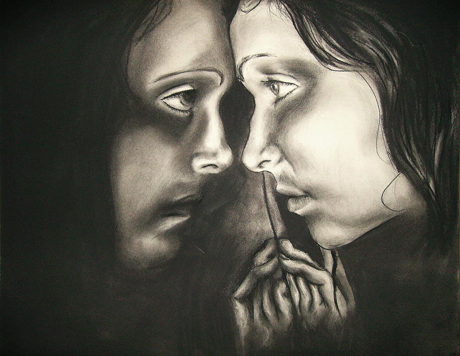 Reflections Of The Soul Drawing By Ashley Warbritton