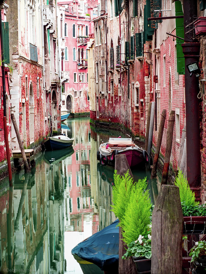 Reflections of Venice Photograph by Debbie Karnes
