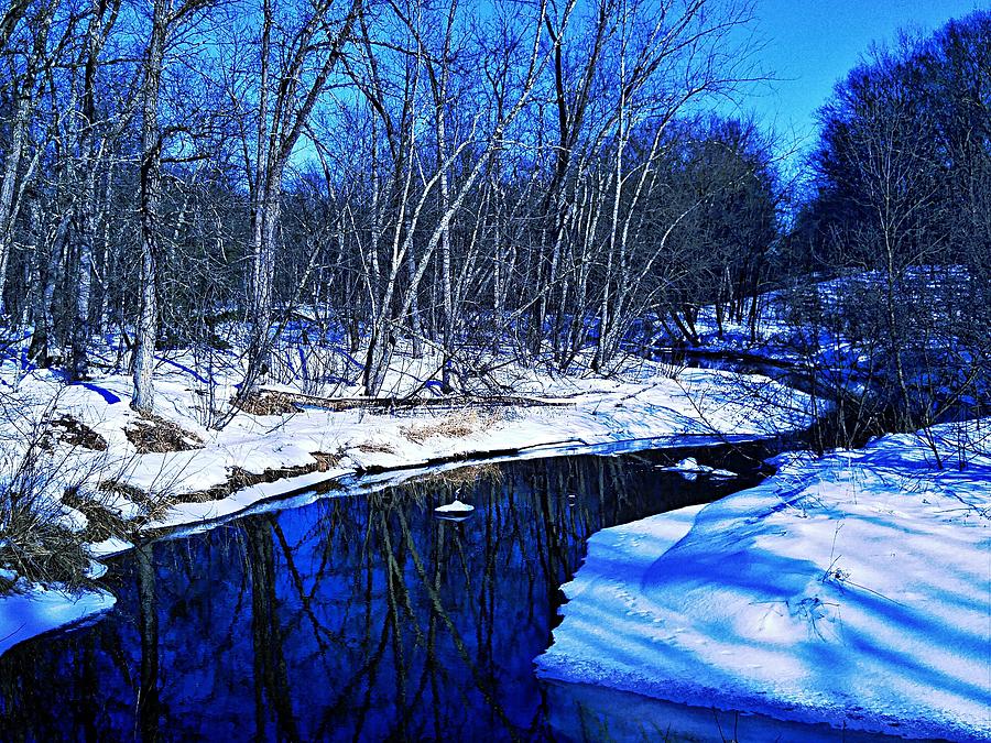 Reflections of Winter Photograph by Becky Kurth
