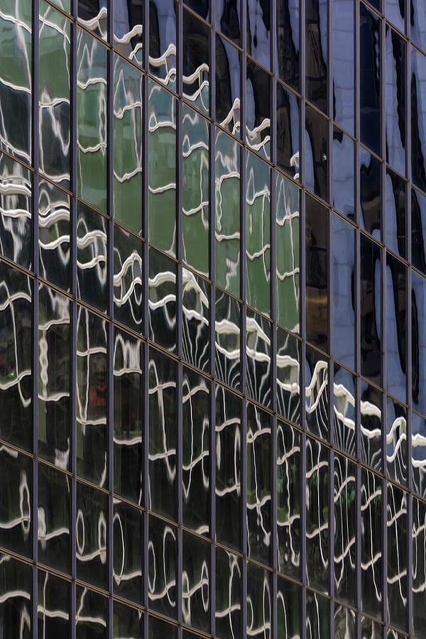 Reflections - Office Building NYC Photograph by Robert Ullmann