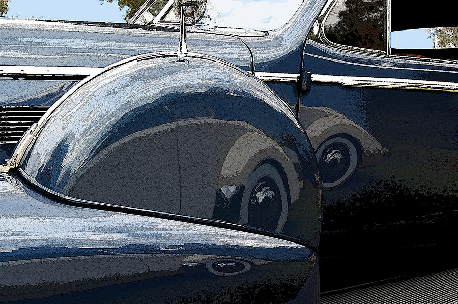 Reflections on a Caddy Photograph by James Rentz