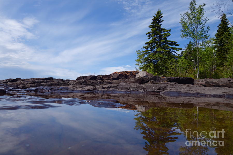 Reflections on a Superior Day #2 Photograph by Sandra Updyke