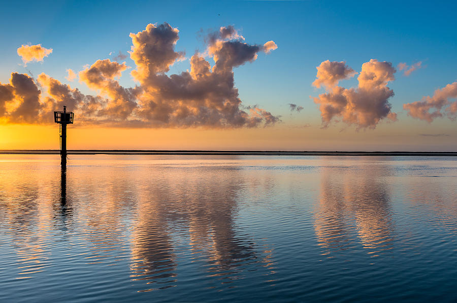Reflections on a Train of Clouds Photograph by Greg Nyquist