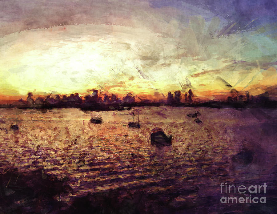 Reflections On Biscayne Bay Digital Art by Phil Perkins