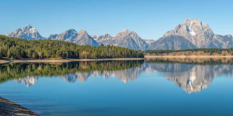 Grand Teton National Park Photograph - Reflections on Jackson Lake by James Udall