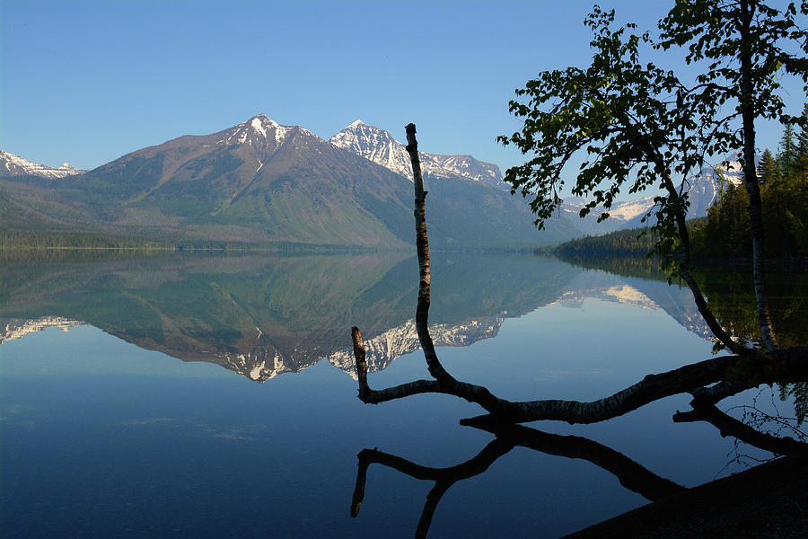 Reflections on Lake McDonald Photograph by Whispering Peaks Photography