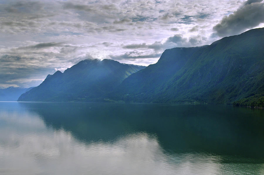 Reflections On Sognefjorden Photograph by Terence Davis