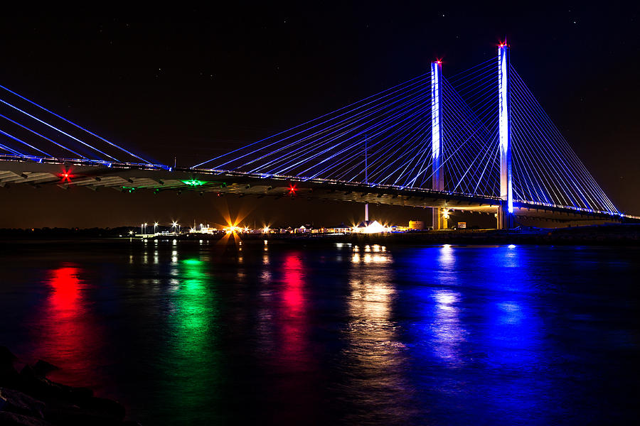 Reflections on the Indian River Inlet Photograph by Jon Lloyd Jr - Fine ...