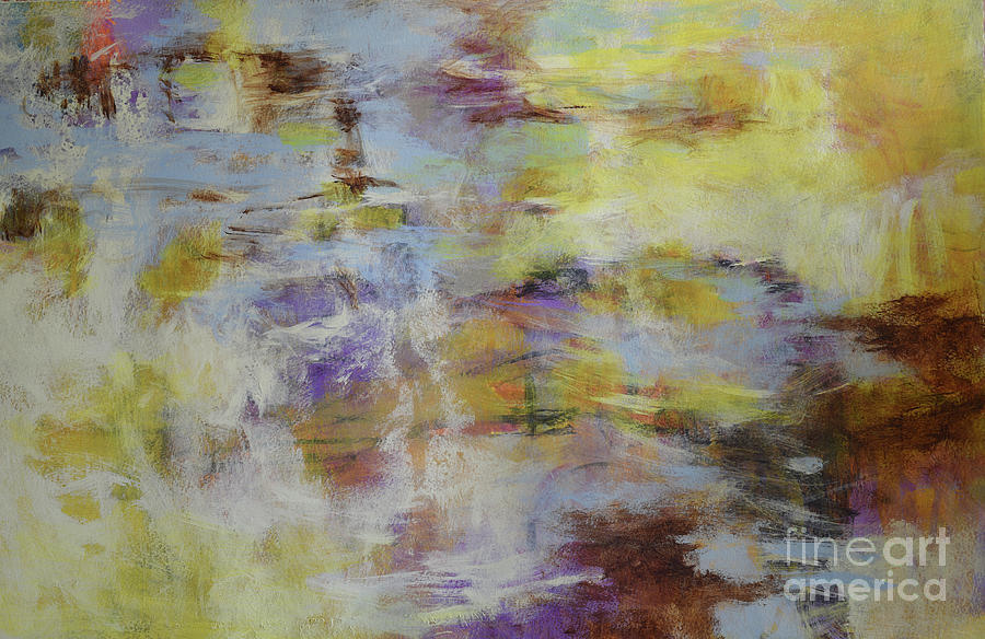 Nature Painting - Reflections on Water by Melody Cleary
