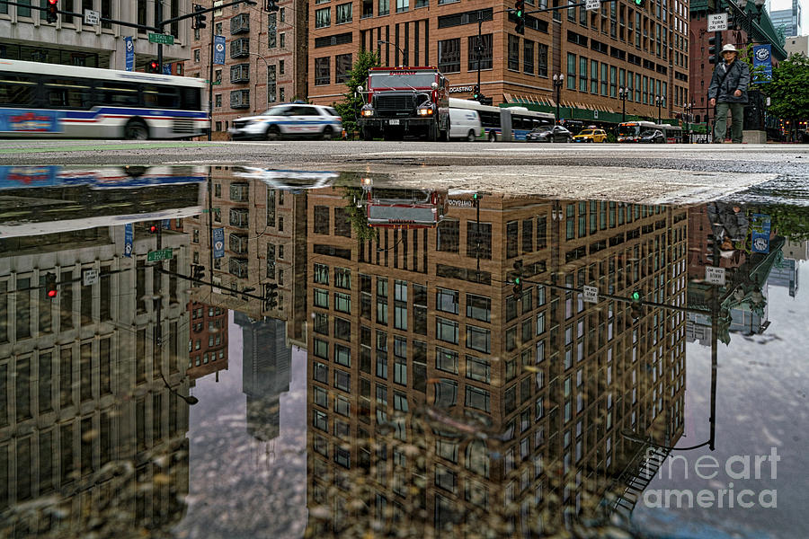 Reflections post rain Photograph by Izet Kapetanovic