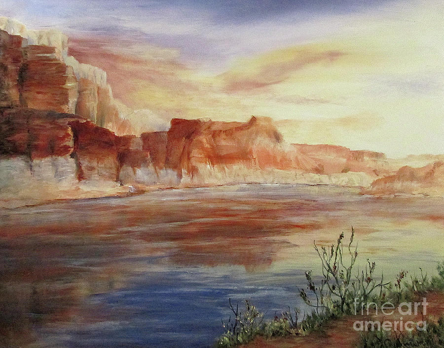 Reflections Painting by Roseann Gilmore