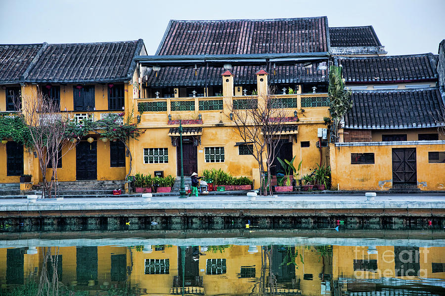 Reflections UNESCO Chinese Ancient Town Hoi An Vietnam Paint  Photograph by Chuck Kuhn