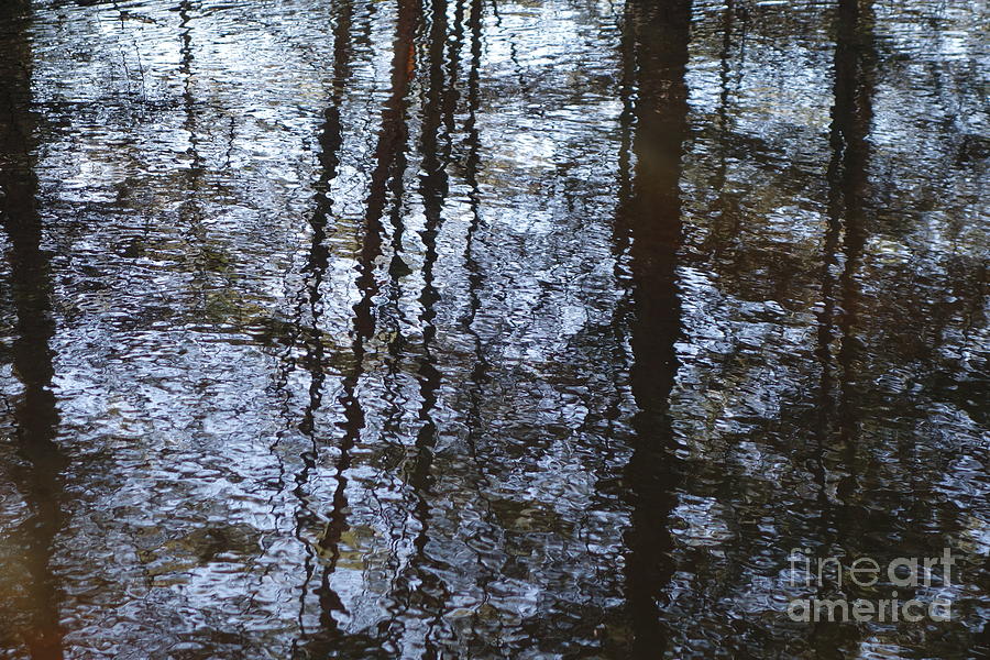 Reflections   Water Abstract Photograph by Sandra Updyke