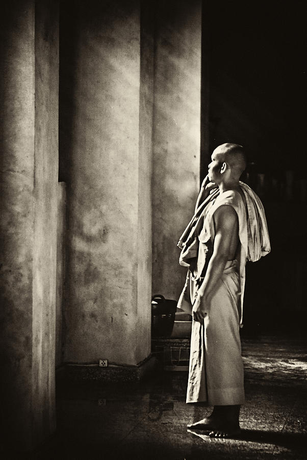 Reflective Monk Photograph by Cameron Wood