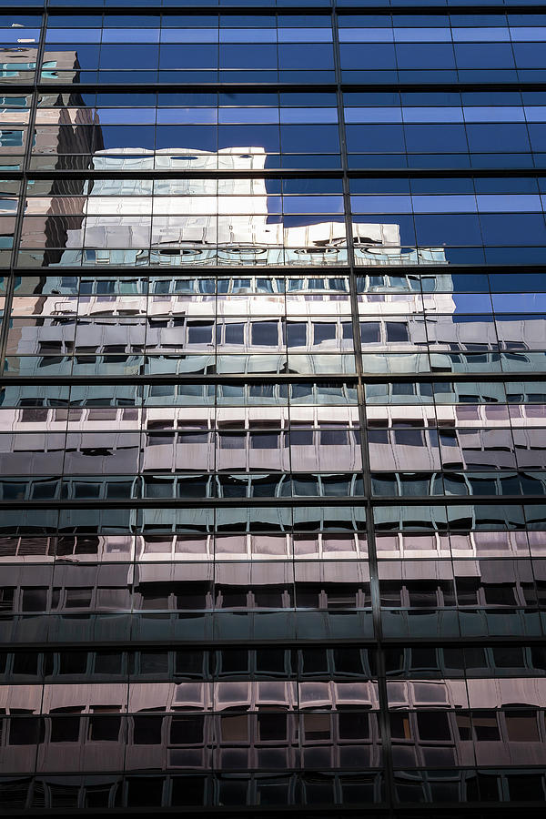 Reflective Office Building NYC Photograph by Robert Ullmann