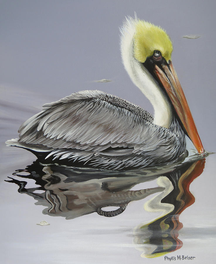 Reflective Perspective Painting by Phyllis Beiser