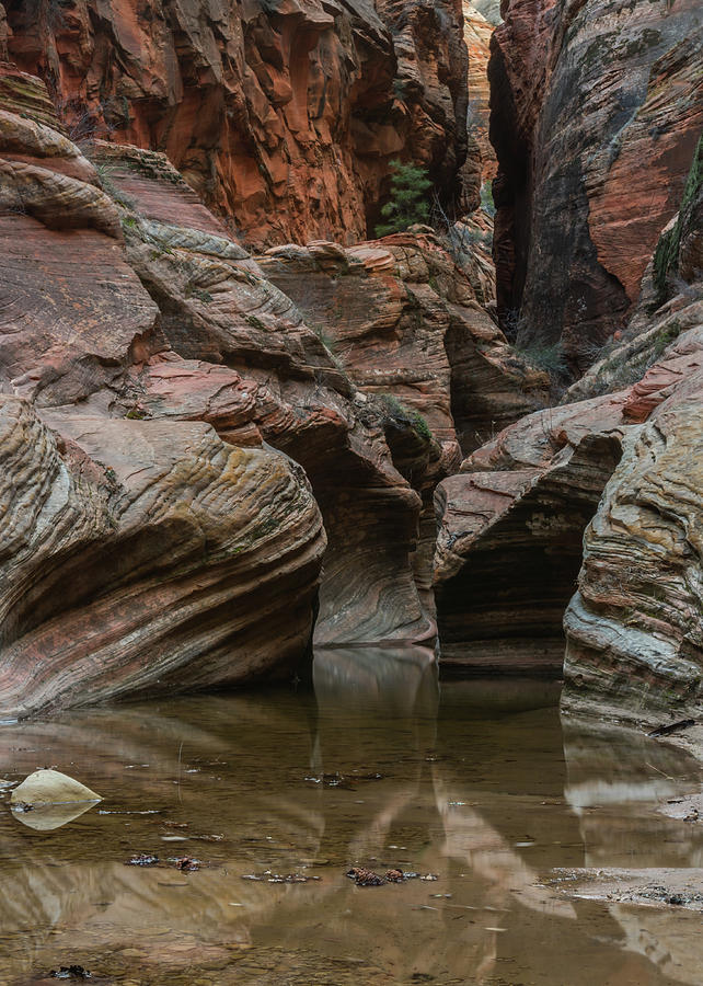 Reflective Waters in Echo Canyon Photograph by Kelly VanDellen