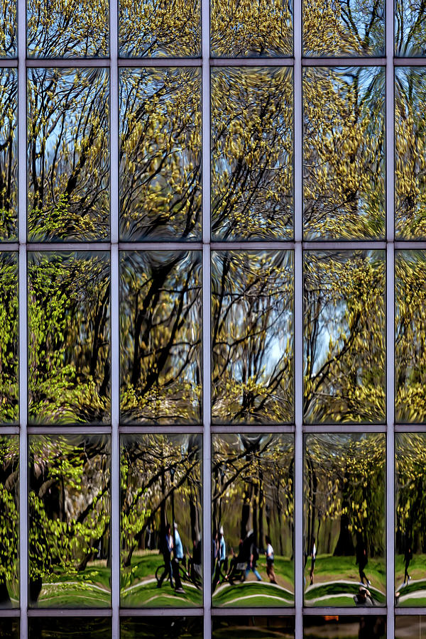 Reflective Windows Metropolitna Museum NYC Photograph by Robert Ullmann