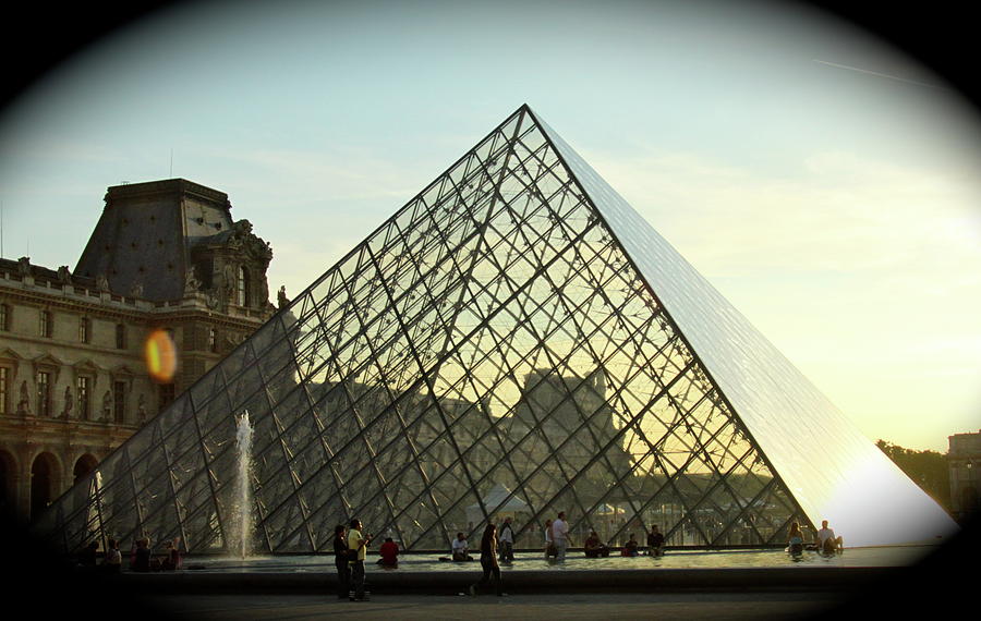 Reflet de la Pyramide Photograph by Lauren Serene
