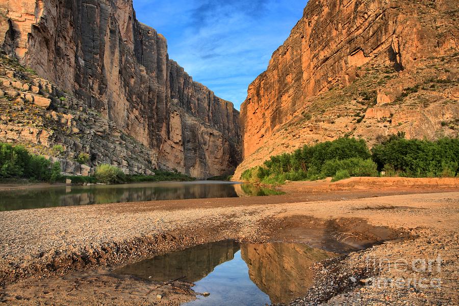 Big Bend National Park Photograph - Refletions In Terlingua Creek by Adam Jewell