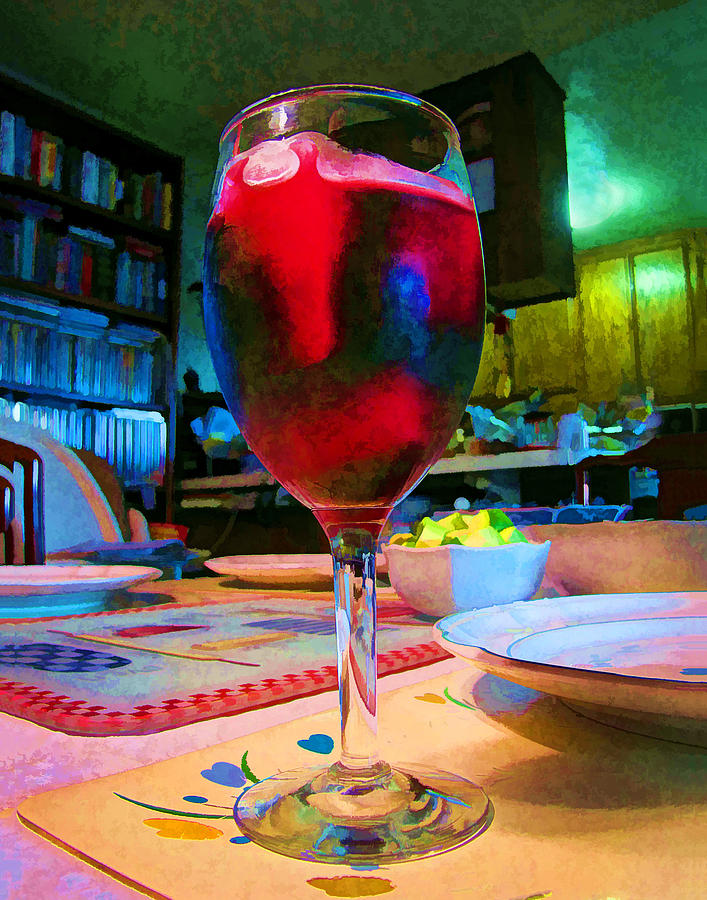 Refreshing Glass of Wine Photograph by Helaine Cummins