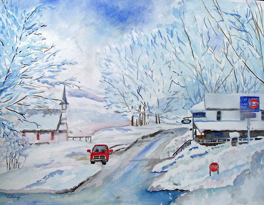 Refuge from the Storm Painting by Christine Lathrop