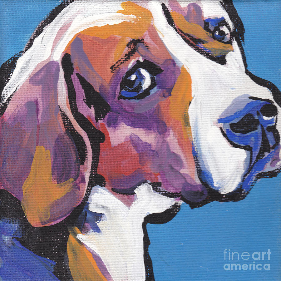 Beagle Painting - Regal Beagle by Lea S