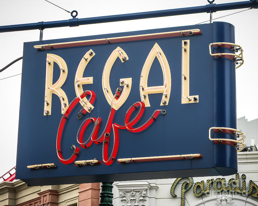 Regal Cafe Photograph by Perry Webster
