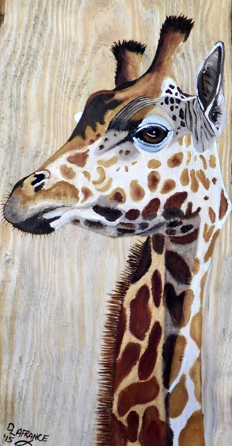 Regal Giraffe Painting
